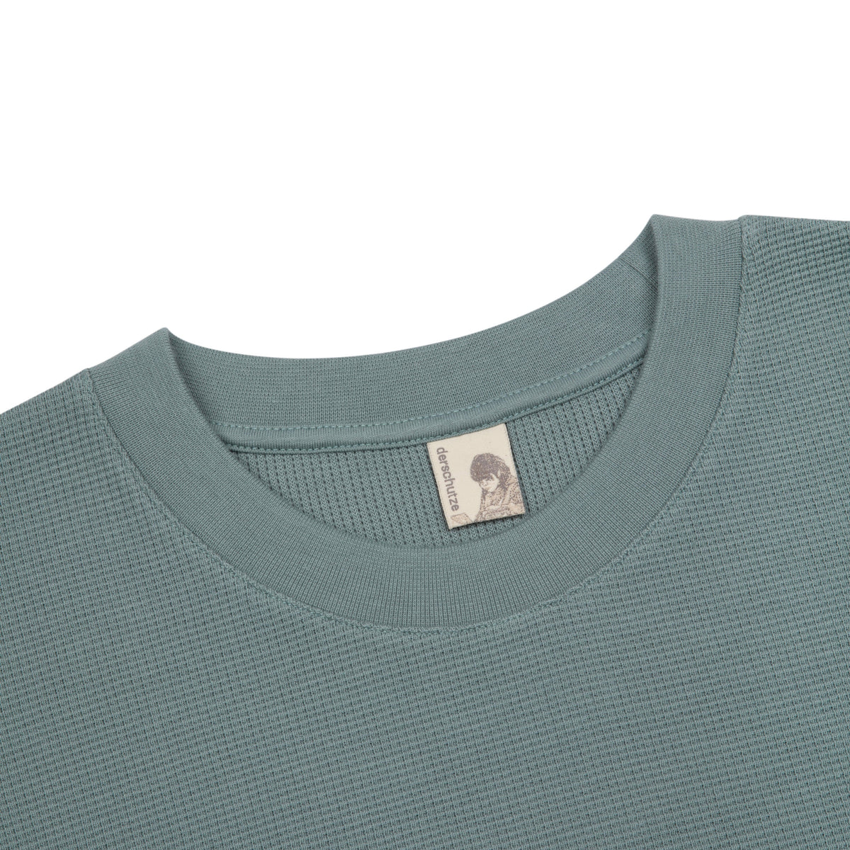 "blossom" waffle Longsleeve blue