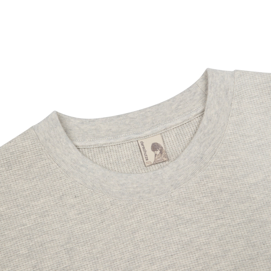 "blossom" waffle Longsleeve grey melange