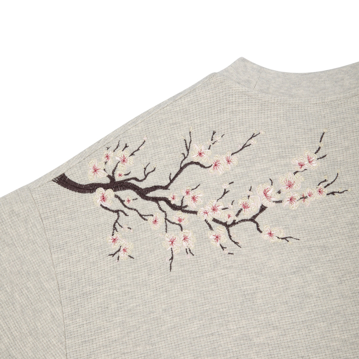 "blossom" waffle Longsleeve grey melange