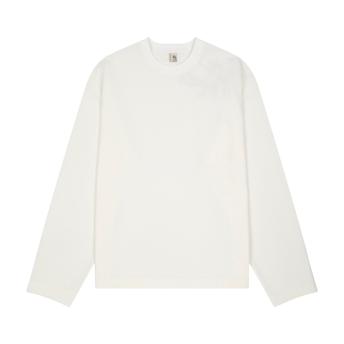 "blossom" waffle Longsleeve off white