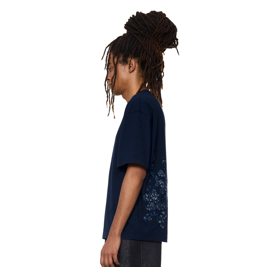 "wildflower" T Shirt navy