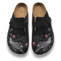White Tiger Clogs - Black